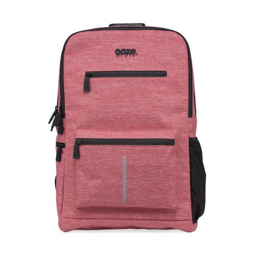 ooze smellproof backpack classic w combo lock coral red 984534